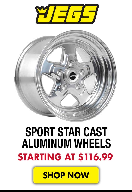 JEGS Sport Star Cast Aluminum Wheels - Starting at $116.99