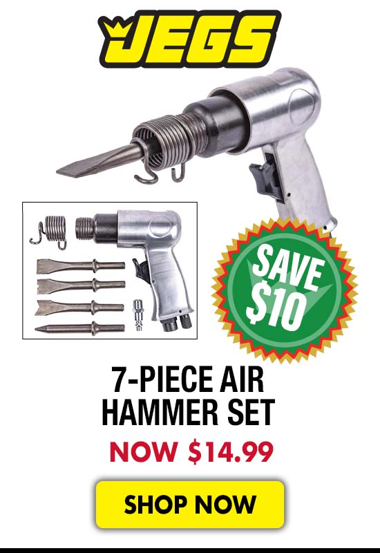 JEGS 7-Piece Air Hammer Set - Now $14.99