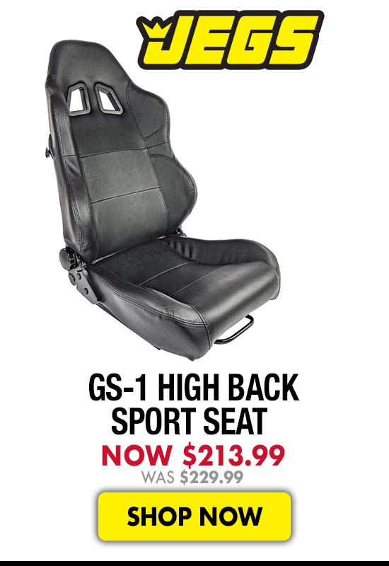 JEGS GS-1 High Back Sport Seat - Now $213.99