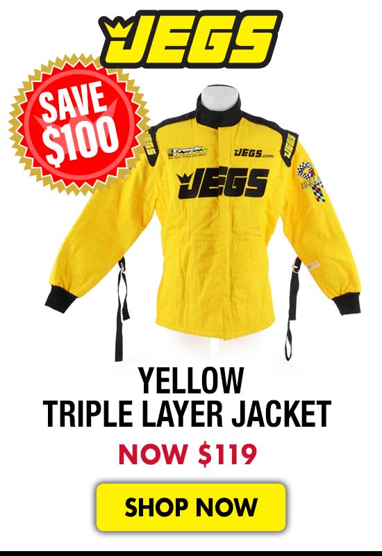JEGS Yellow Triple Layer Jacket - Now $119.99