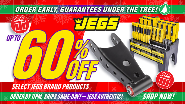 Save up to 60% Off on Select JEGS Brand Products