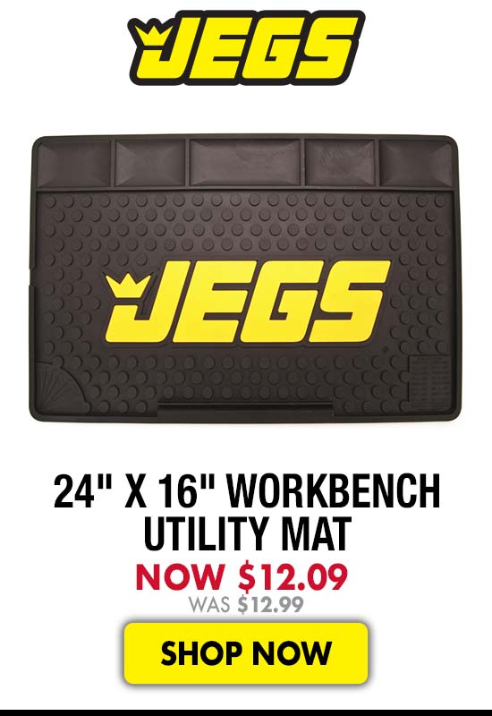 JEGS 24" x 16" Workbench Utility Mat - Now $12.09