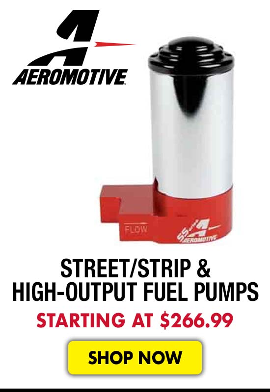 Aeromotive Street/Strip & High-Output Fuel Pumps - Starting at $266.99