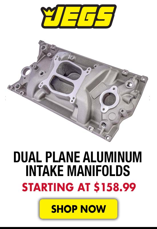 JEGS Dual Plane Aluminum Intake Manifolds - Starting at $158.99
