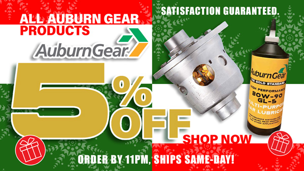 Save 5% on all Auburn Gear Products