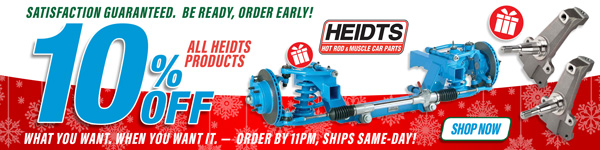 Save 10% on All Heidts Products