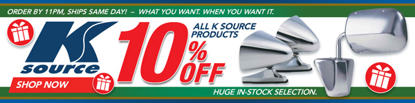 Save 10% off All K-Source Products