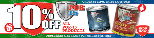 Save 10% on All POR-15 Products