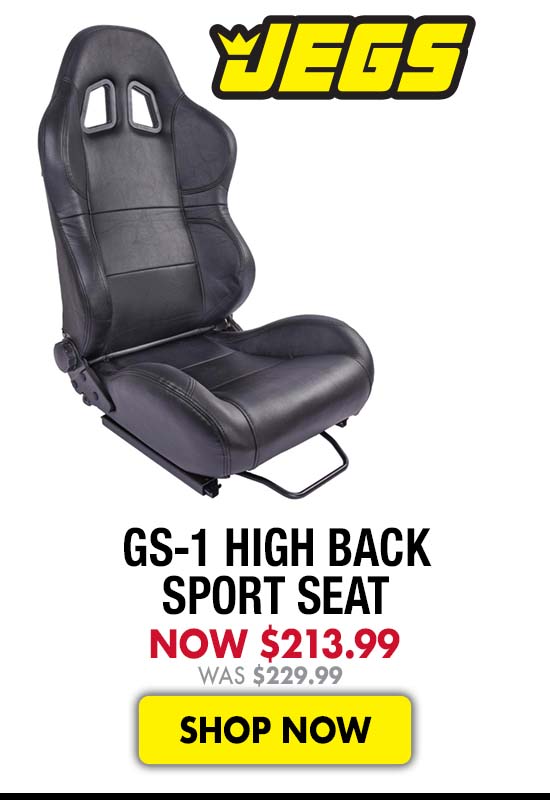JEGS GS-1 High Back Sport Seat - Now $213.99