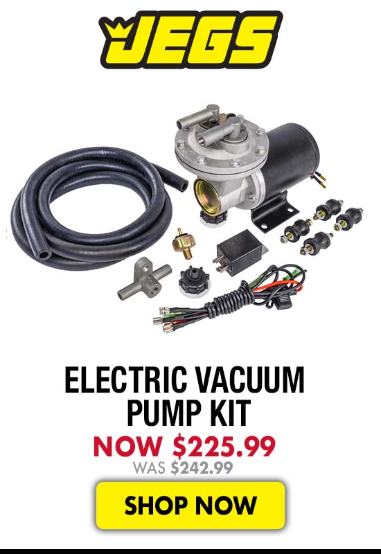 JEGS Electric Vacuum Pump Kit - Now $225.99