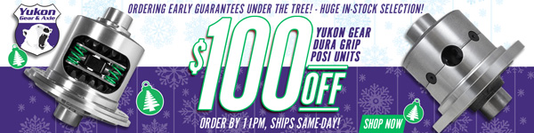 Save $100 on Yukon Gear Dura Grip Limited-Slip Positraction