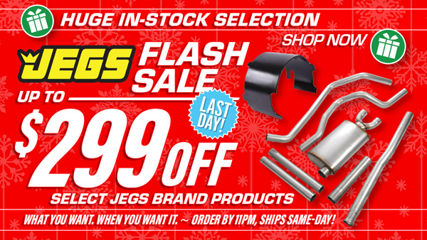 JEGS Flash Sale - Up to $299 Off Select JEGS Brand Products