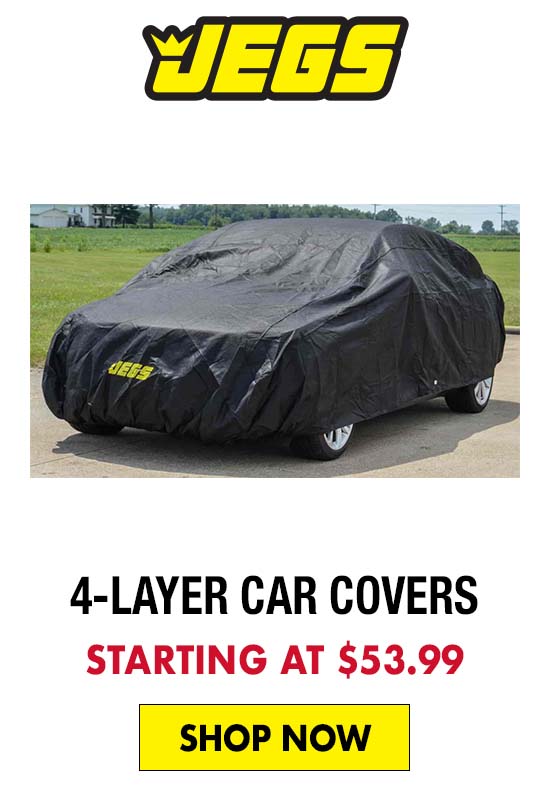 JEGS 4-Layer Car Covers - Starting at $53.99