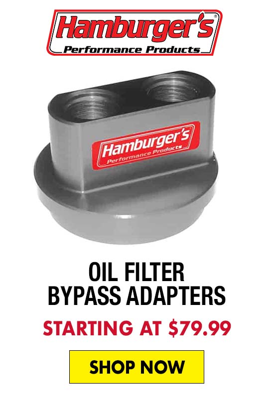 Hamburgers Performance Products Oil Filter Bypass Adapters - Starting at $79.99