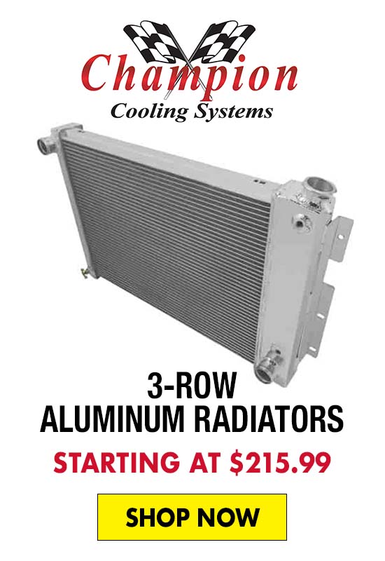 Champion 3-Row Aluminum Radiators - Starting at $215.99