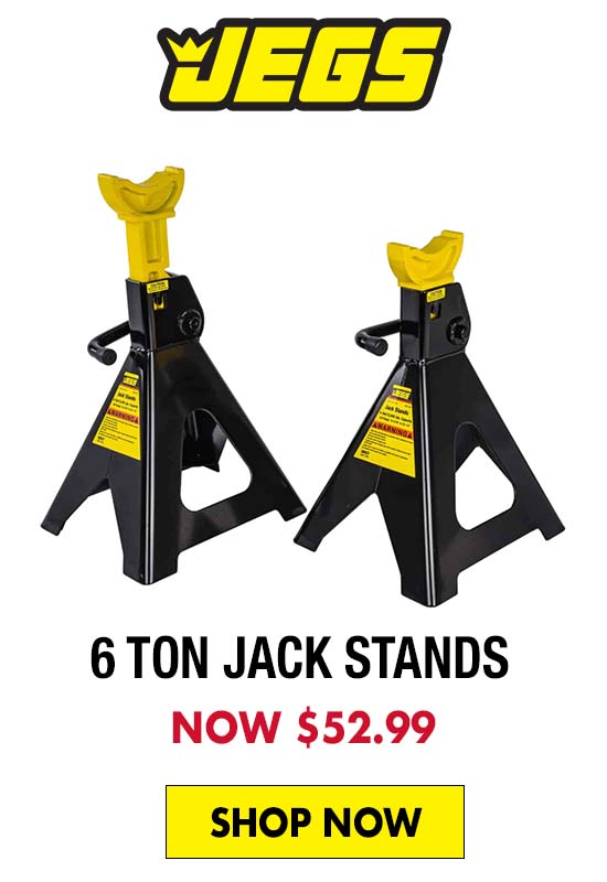 JEGS 6 Ton Jack Stands - Now $52.99