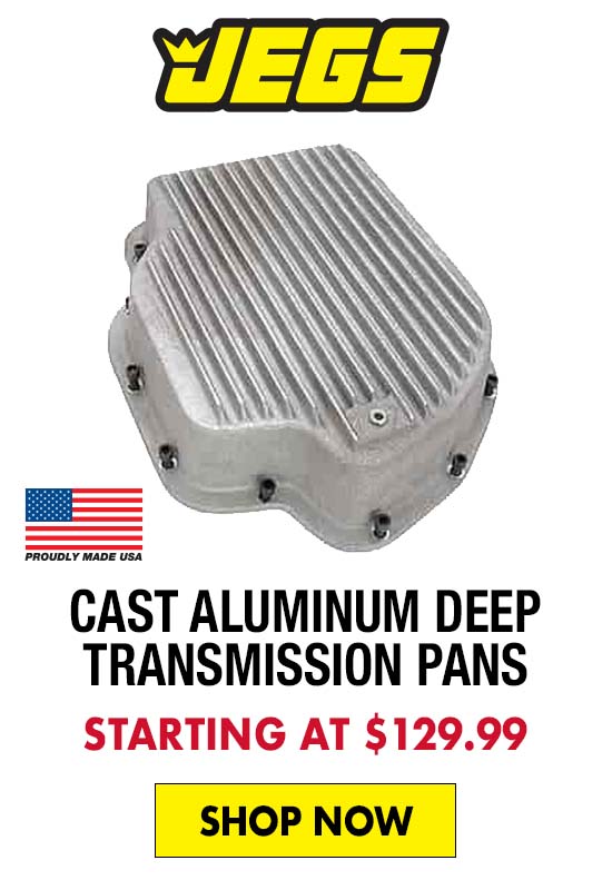 JEGS Cast Aluminum Deep Transmission Pans - Starting at $129.99