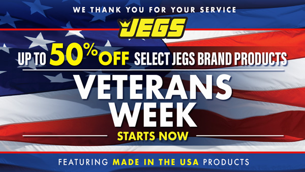 JEGS Veterans Week Up to 50% Off Select JEGS Brand Products