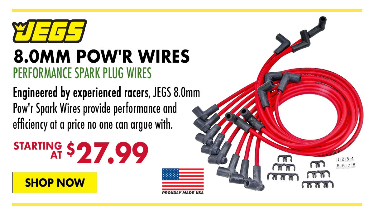 JEGS 8.0mm Pow'r Wires - Starting at $27.99