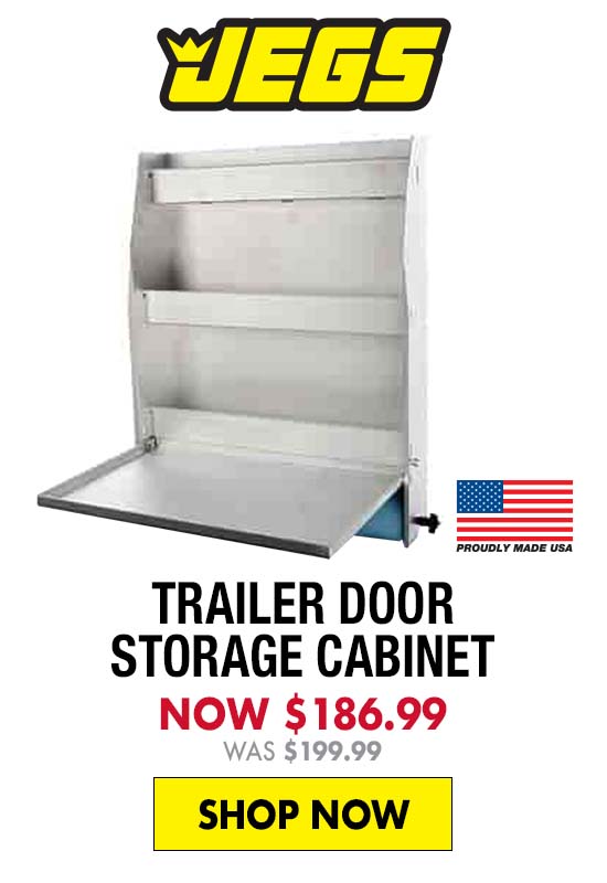JEGS Trailer Door Storage Cabinet - Now $186.99