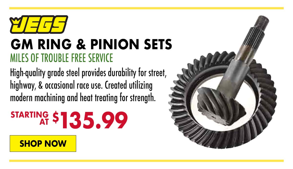 JEGS GM Ring & Pinion Sets - Starting at $135.99