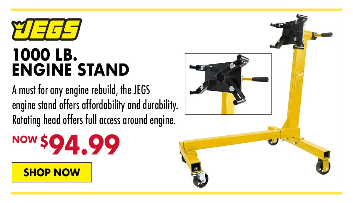 JEGS 1000 lb. Engine Stand - Now $94.99