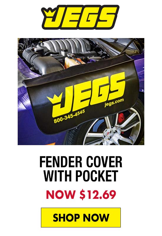 JEGS Fender Cover with Pocket - Now $12.69