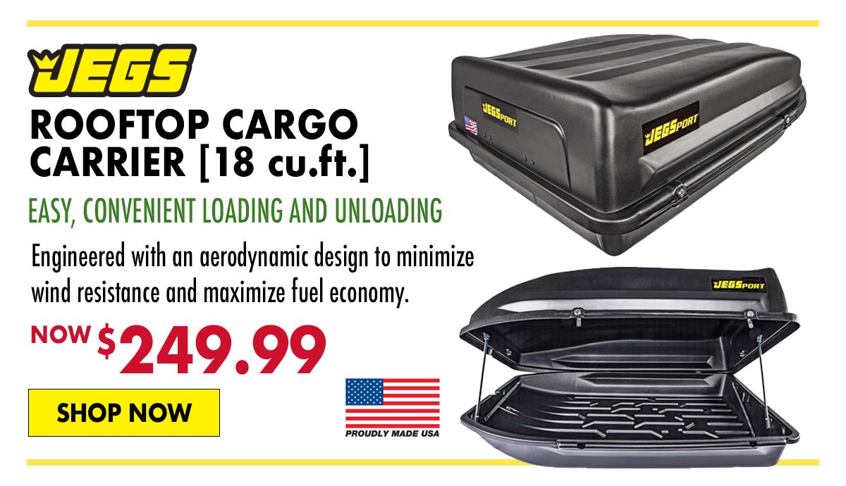 JEGS 18 cu. Ft Rooftop Cargo Carrier - Now $249.99