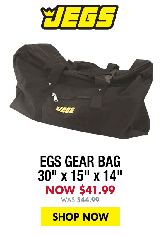 JEGS EGS Gear Bag 30" x 15" x 14" - Now $41.99