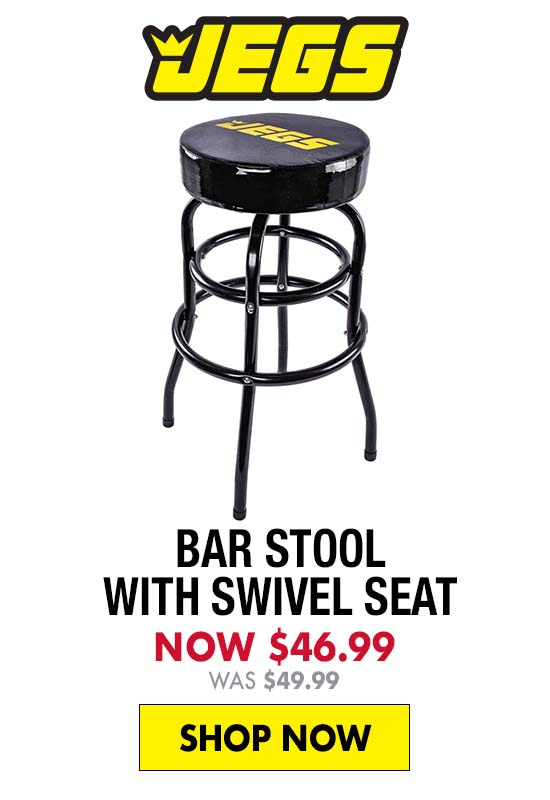 JEGS Bar Stool with Swivel Seat - Now $46.99