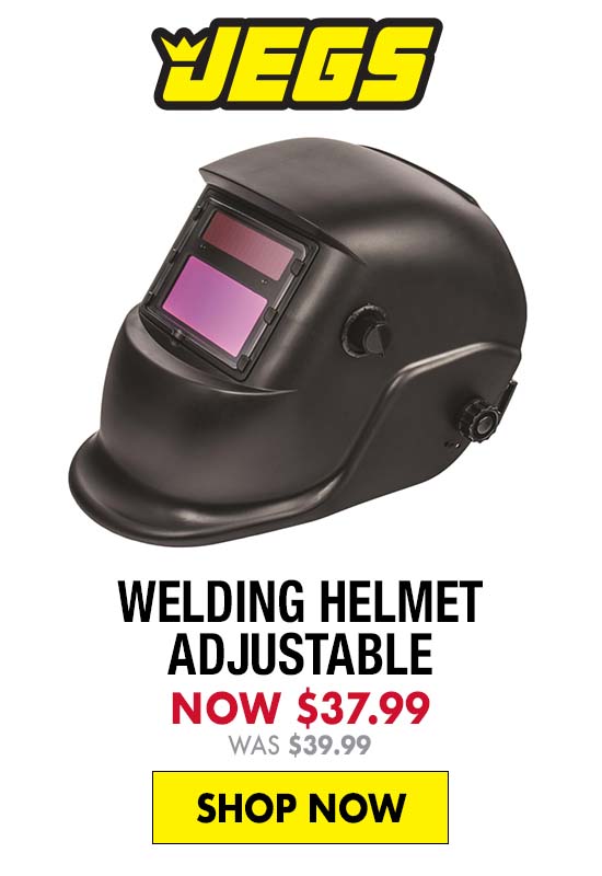 JEGS Welding Helmet Adjustable - Now $37.99