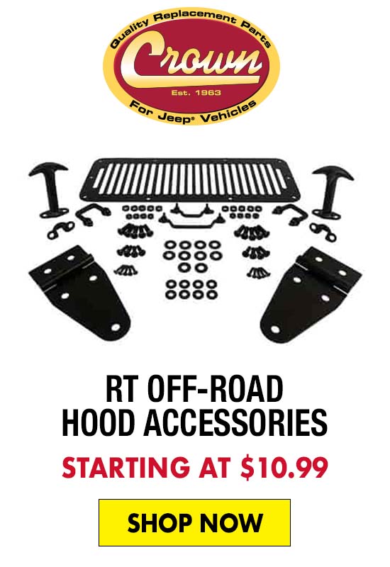 Crown RT Off-Road Hood Accessories - Starting at $10.99