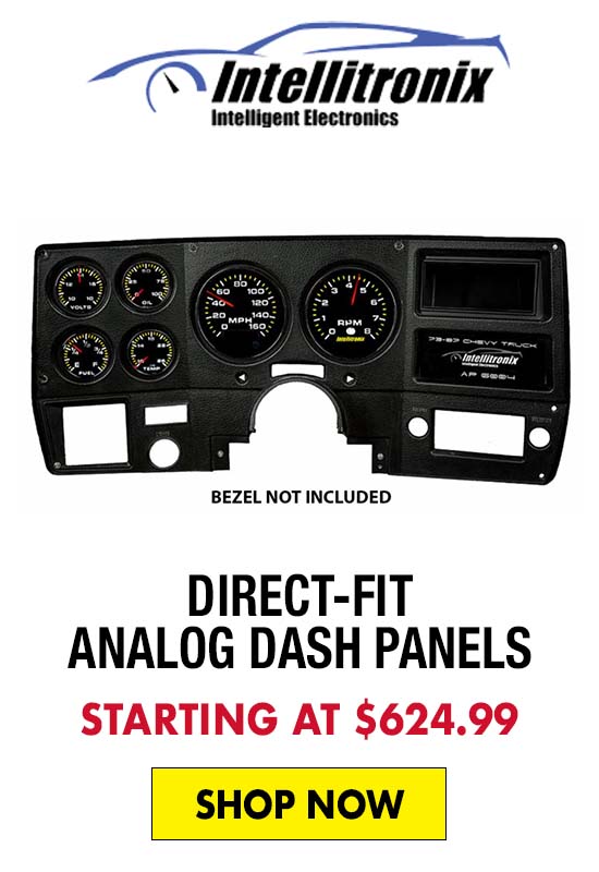 Intellitronix Direct-Fit Analog Dash Panels - Starting at $624.99