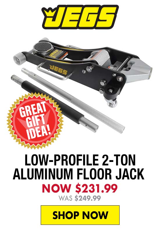 JEGS Low-Profile 2-Ton Aluminum Floor Jack - Now $231.99