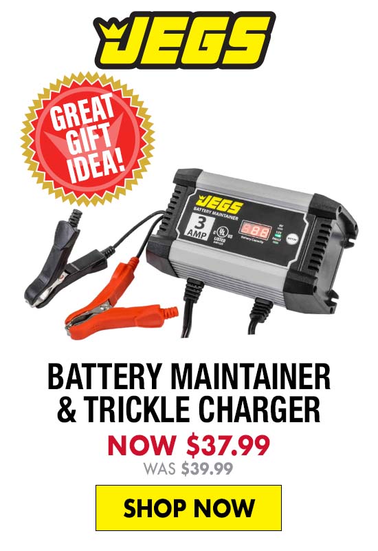 JEGS Battery Maintainer & Trickle Charger - Now $37.99