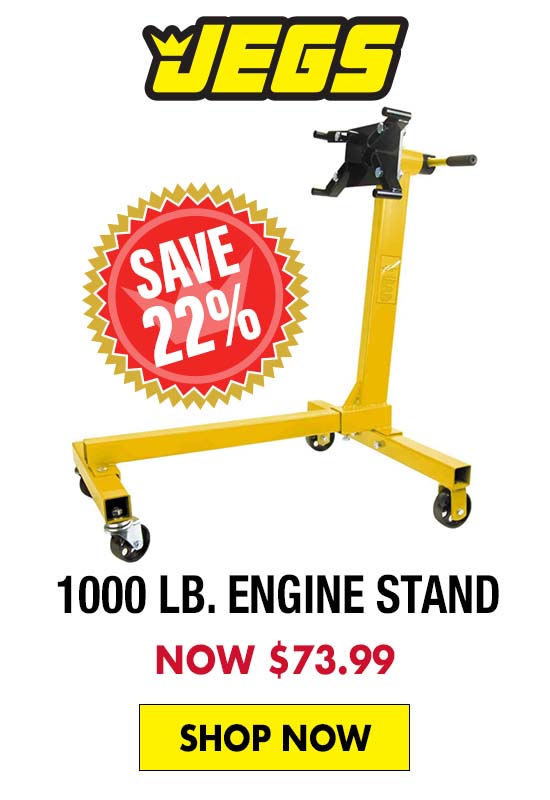 JEGS 1000 lb. Engine Stand - Now $73.99