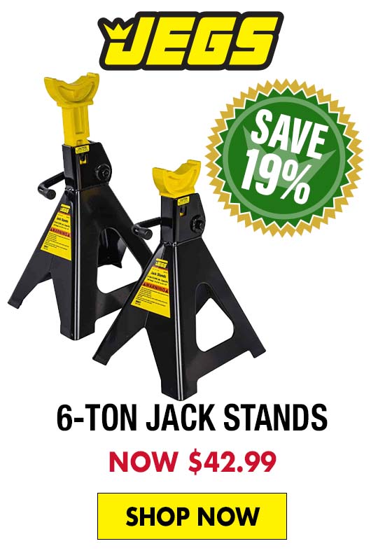 JEGS 6-Ton Jack Stands - Now $42.99