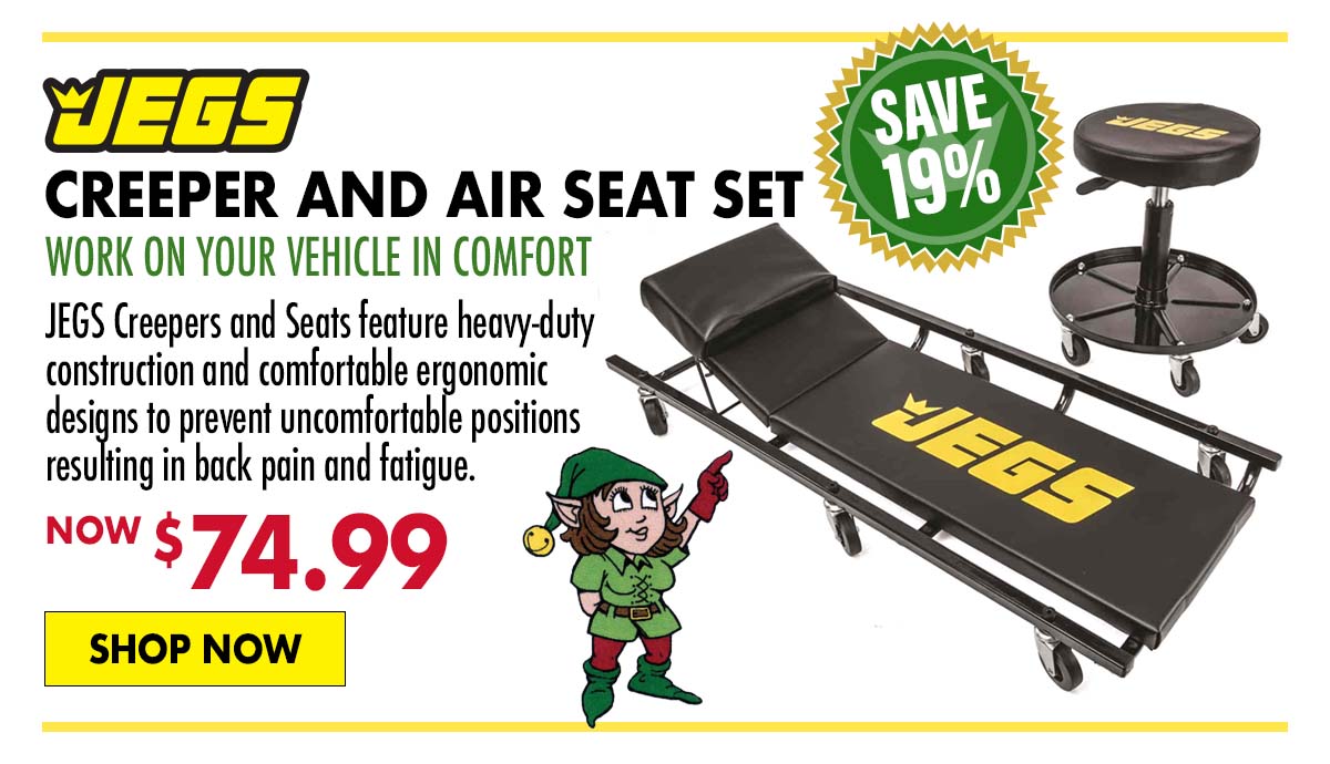 JEGS Creeper and Air Seat Set - Now $74.99