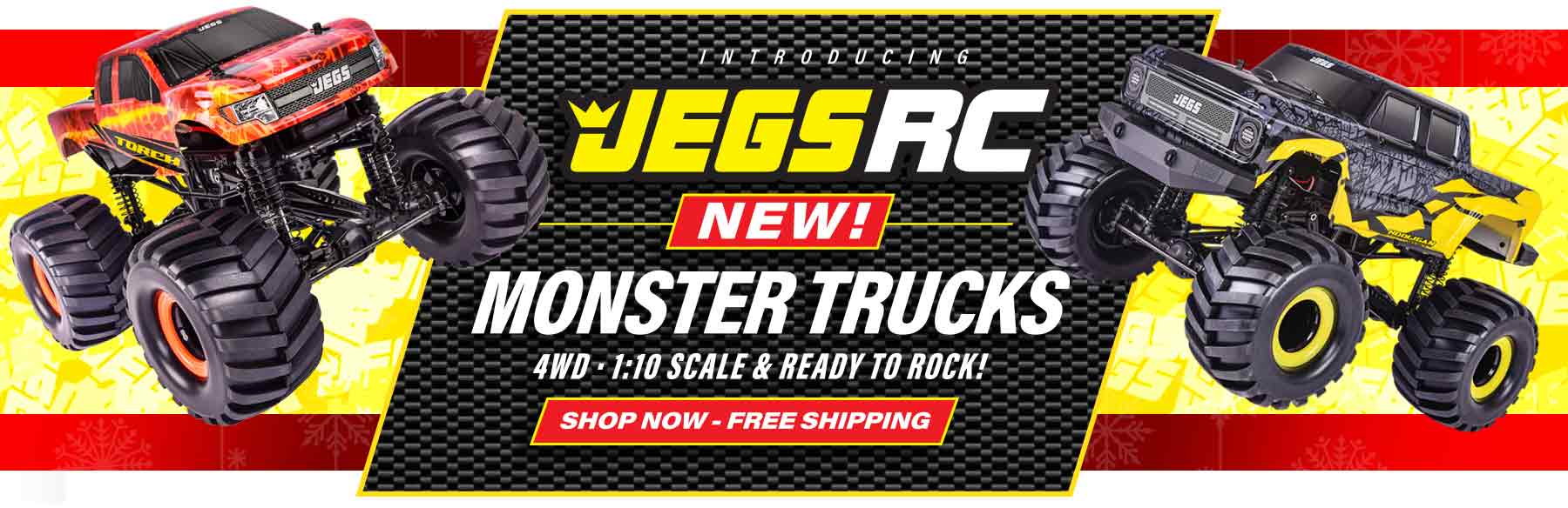 JEGS RC Monster Trucks - NEW