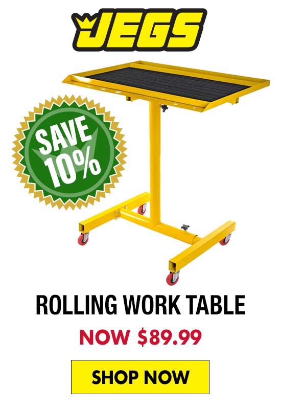 JEGS Rolling Work Table - Now $89.99
