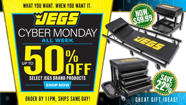 Early Access Black Friday Savings All Week on Select JEGS Brand Products