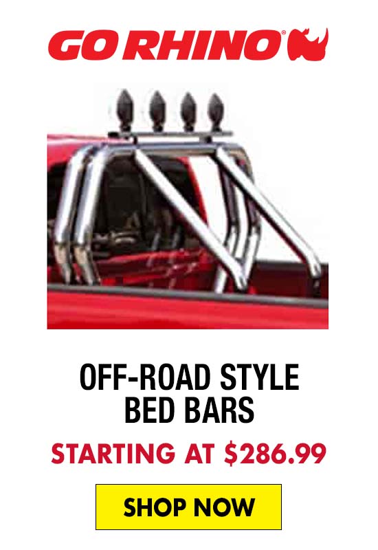 Go Rhino Off-Road Style Bed Bars - Starting at $286.99
