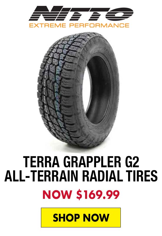 Nitto Terra Grappler G2 All-Terrain Radial Tires - Starting at $169.99