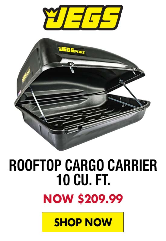 JEGS Rooftop Cargo Carrier 10 cu. ft. - Now $209.99