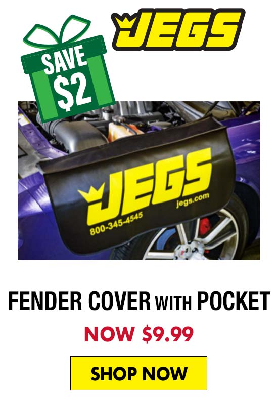 JEGS Fender Cover with Pocket - Now $9.99