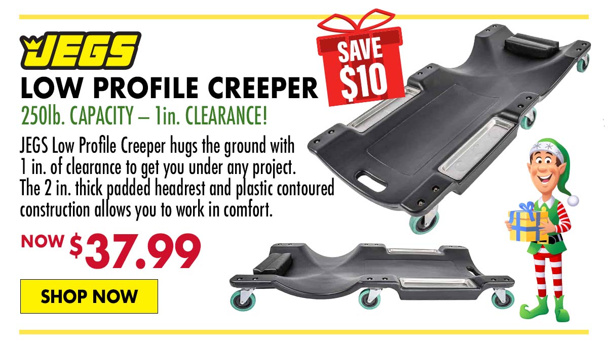 JEGS Low Profile Creeper - Now $37.99
