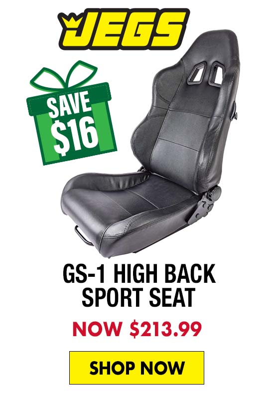 JEGS GS-1 High Back Sport Seat - Now $213.99