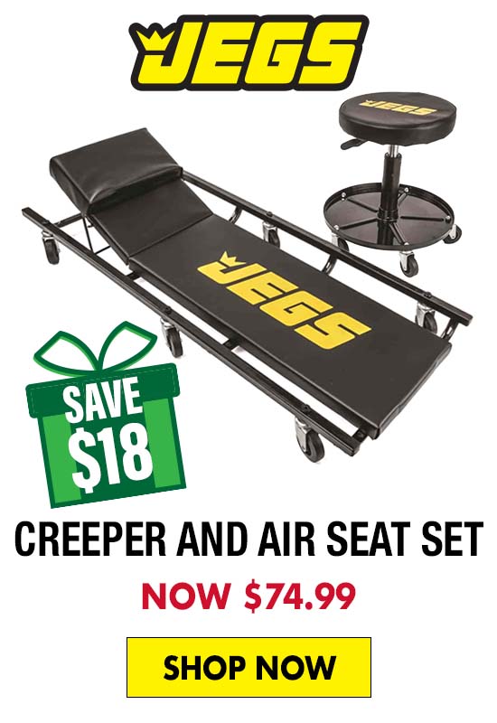 JEGS Creeper and Air Seat Set - Now $74.99