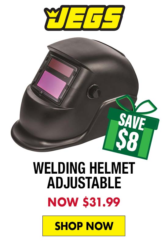 JEGS Welding Helmet Adjustable - Now $31.99