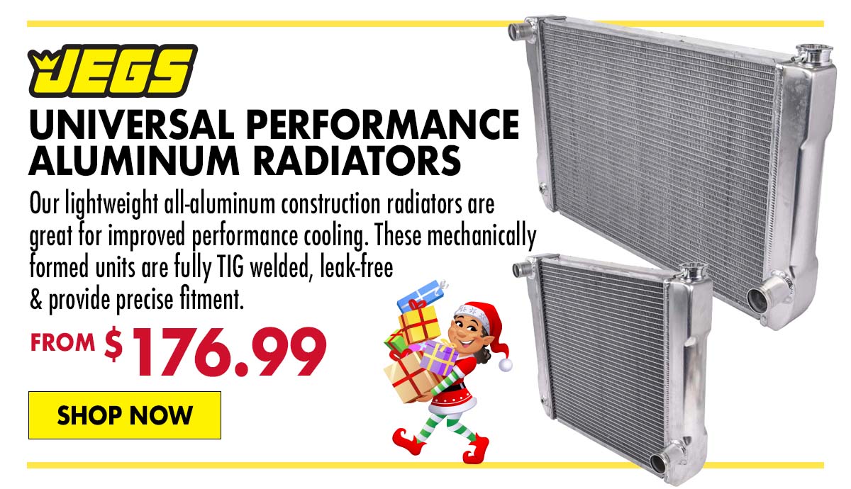 JEGS Universal Performance Aluminum Radiators - Starting at $176.99